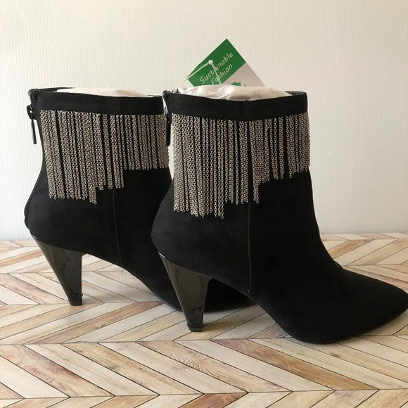 Impo Toledo II Size 8.5 M Black & Silver Boots Country Western Vaquero 80s Style - Picture 4 of 6